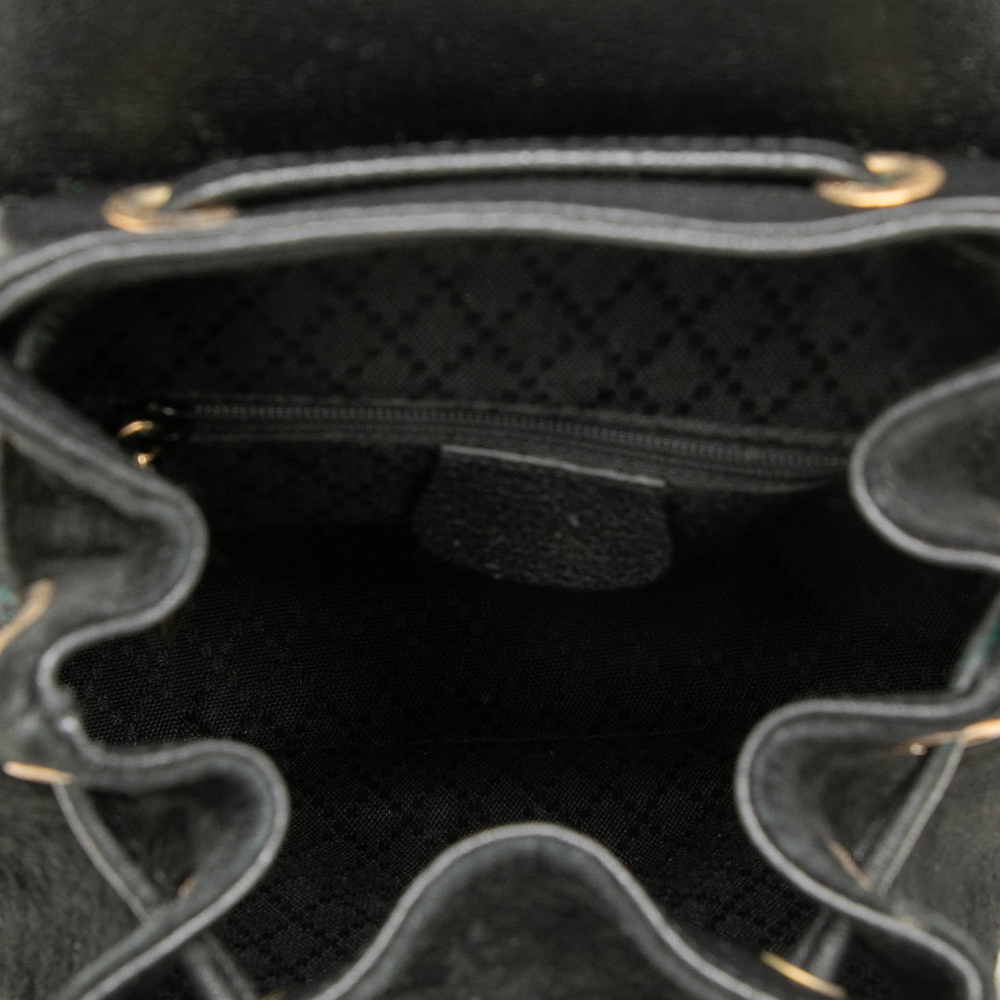 Pre-Loved Gucci Suede Bamboo Drawstring Backpack - Picture 4 of 7
